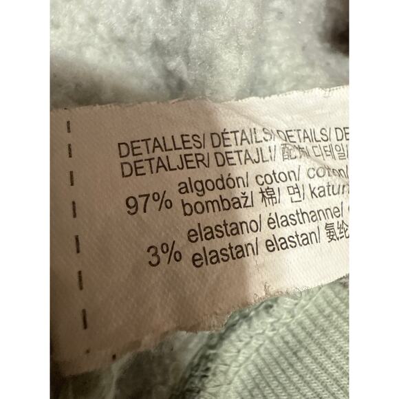 Zara Women's Green Tie Dye Long Sleeve Crew Neck Sweater Sweatshirt Top Size M - Picture 4 of 4